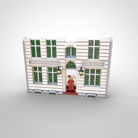 Custom LEGO model of buildings in Lüneburg, Germany, by Benjamin Albrecht from albrick.de