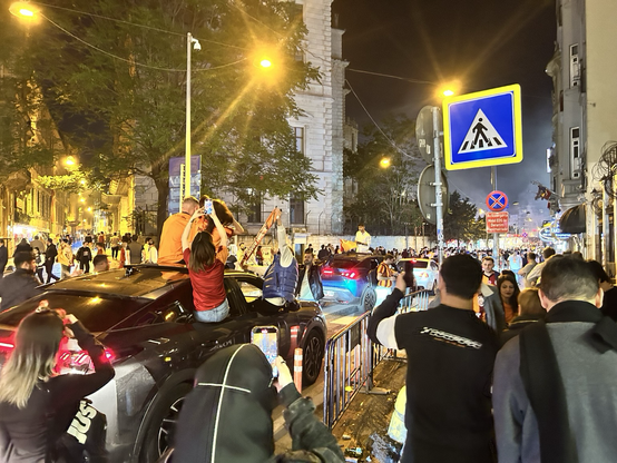 Victory party Galatasaray
