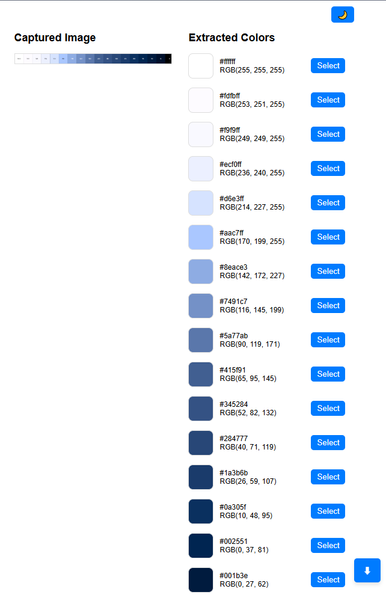 extracting color result
