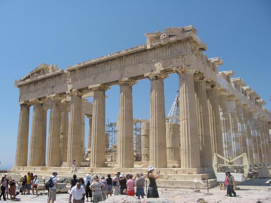 The Parthenon at the Acropolis of Athens. Photo taken May 26, 2010.