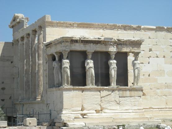The Erechtheion at the Acropolis of Athens. Photo taken May 26, 2010.