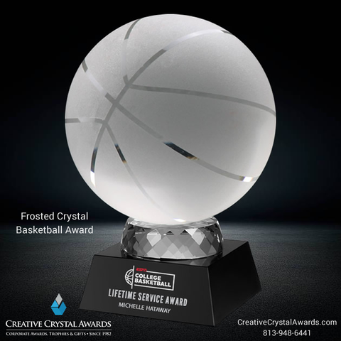 Crystal basketball award, sport crystal basketball trophy, award for basketball tournament, basketball championship award, crystal sports award, crystal sports trophy, basketball crystal award, crystal sports awards supplier – Creative Crystal Awards