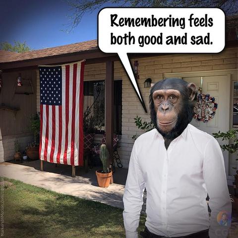 Created by C.G.Ferman
Juan Bigliar is in front of his home on Memorial Day. There is a very large American Flag hanging.
Juan says, 
“Remembering feels both good and sad.”
= = = = =
CGF-Home-MemorialDay
Broadcast: Y20M05D25
©2020 Markers In Motion, LLC. &. Christopher G. Ferman
This content is subject to copyright.
www.MarkersInMotion.com 