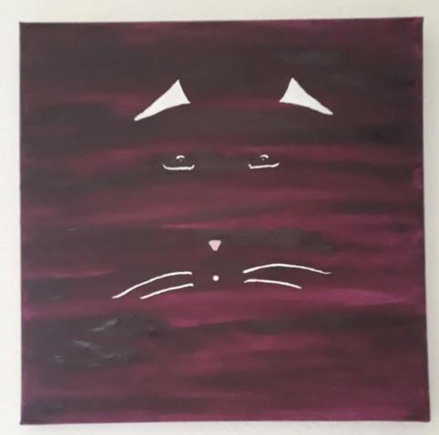 Le reproche du chat 
Peinture à I'huile - 40x40
2023