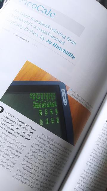 Photo of the PicoCalc article. 