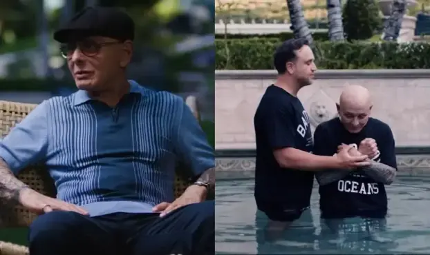 Sammy "The Bull" Gravano, ex-chefe da máfia nos Estados Unidos, teve sua vida completamente transformada após entregar o coração a Jesus. Foto: Reprodução/YouTube/Salvatore "Sammy The Bull" Gravano