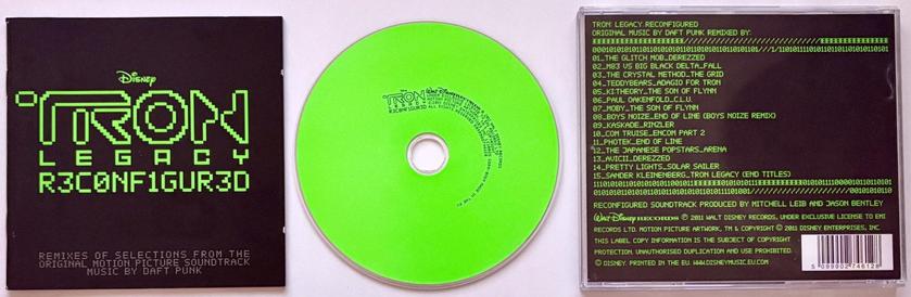 CD Daft Punk - TRON: Legacy R3C0NF1GUR3D
