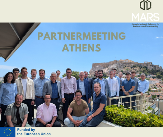 The MARS consortium in front of the Acropolis in Athens, Greece.