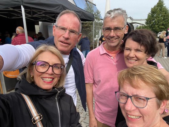 Gruppenbild mit 5 Chormitgliedern