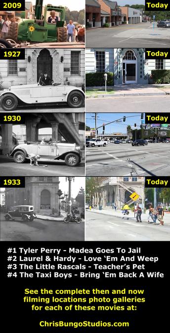 Movie locations then and now Madea Goes To Jail filming location Laurel and Hardy filming location The Little Rascals movie location.