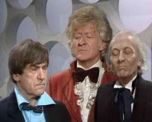 Troughton, Pertwee and Hartnell