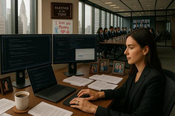 Consultants secretly use Shadow AI to survive layoffs, risking security.