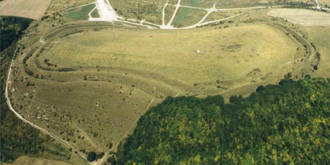 The hillfort from air 