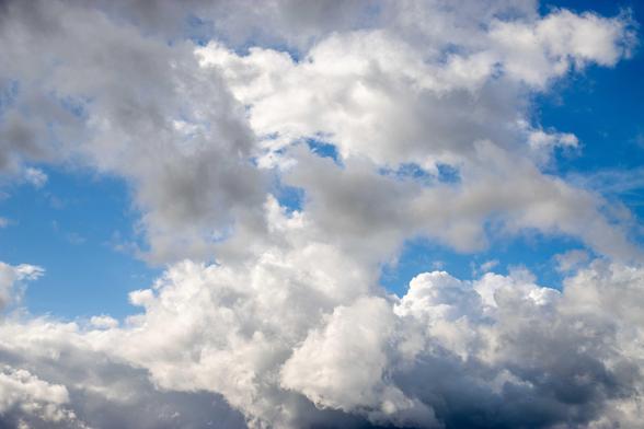 Wunderschöne Wolken Fotografie