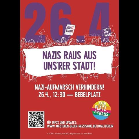 Nazis raus aus uns'rer Stadt!

2025

#b2604 #nazisraus #berlinposter #politicalposter #aufstehengegenrassismus