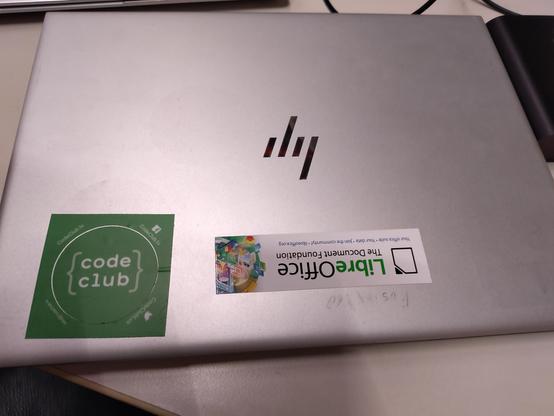 #CodeClub Laptop featuring LibreOffice Sticker
