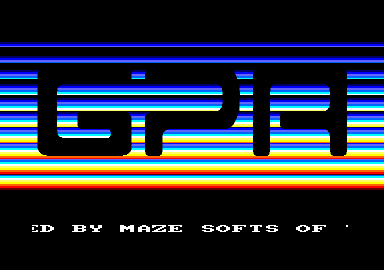 Screenshot of "Rad Ramp Racer" - Crack: Guilde des Pirates Associés (GPA) - Published by Mastertronic on Amstrad CPC (1989)