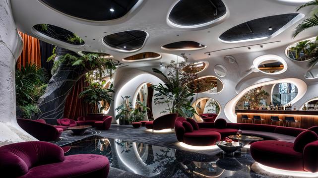 Vortex Room, stimulating nights
A room as sophisticated as it is versatile, ideal for hotels and resorts, buildings and clubs that aspire to emblematic prominence.