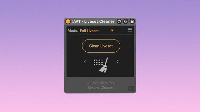 Live Workflow Tools Liveset Cleaner