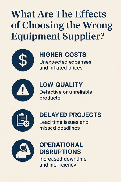 Effects Of Choosing The Wrong Equipment Supplier 