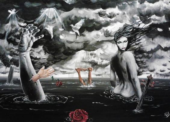 Acrylic on canvas