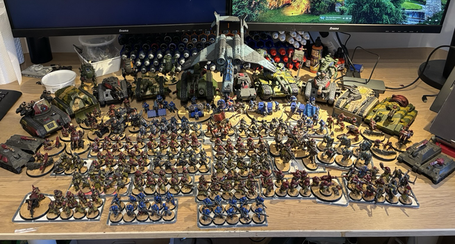 All my painted imperial guard