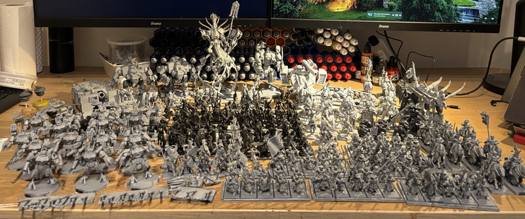 All my assembled pile of shame