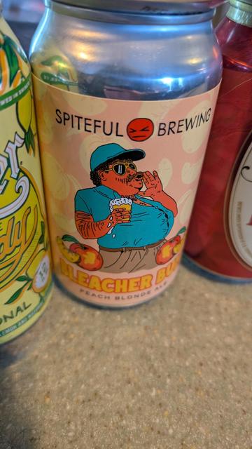 Can of Bleacher Bum beer.
