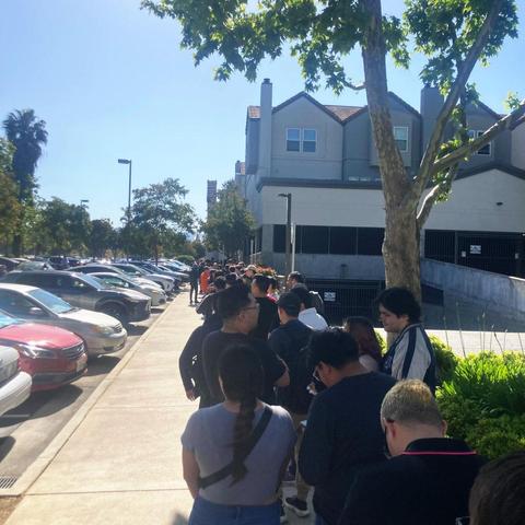 Line outside