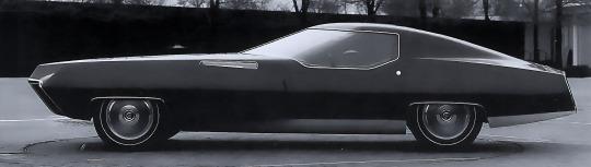 Cadillac XP-840 Eldorado Fastback, 1965.