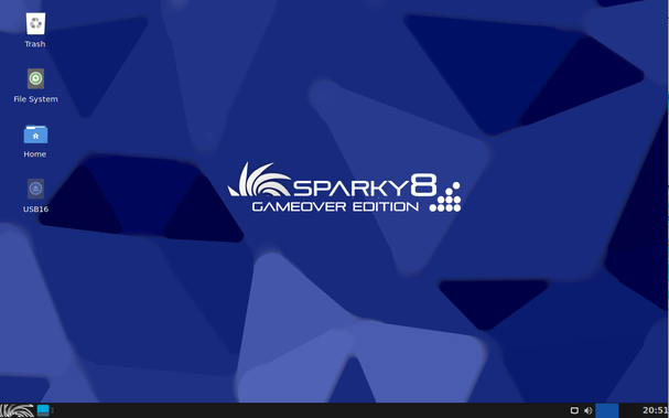 sparkylinux gameover edition