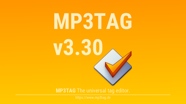 Mp3tag logo and version banner