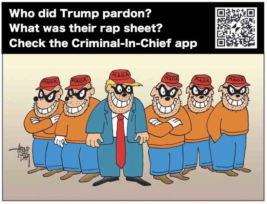 Who did Trump pardon? What was in their rap sheet? Check the Criminal-In-Chief app!