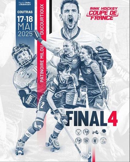 Affiche de la Coupe de France de rink hockey 2025