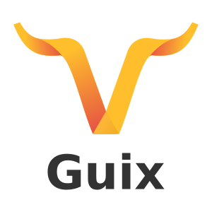 Guix logo with the word Guix writing below