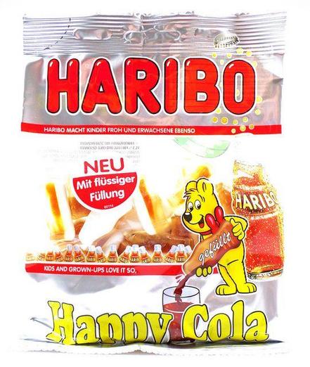 Tüte mit Happy Cola von Haribo

Quelle:
https://i.pinimg.com/originals/fb/00/d1/fb00d107f8aea3b68673b05dde481714.jpg