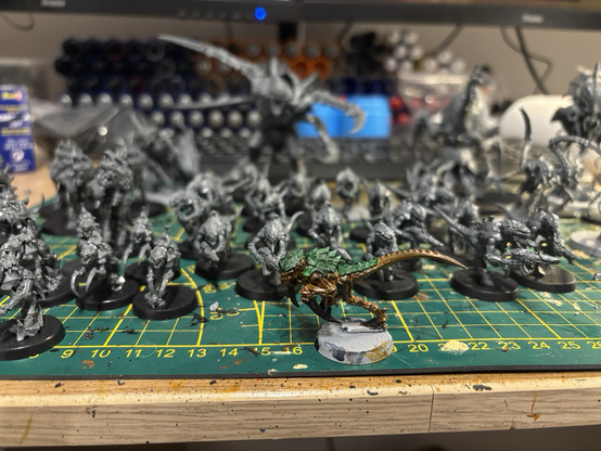 My test model with his new friends