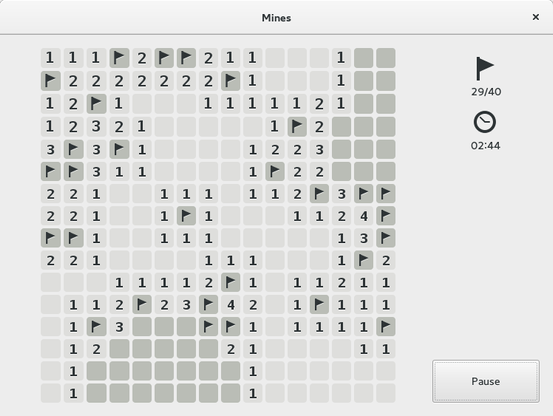 gnome mines on linux