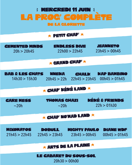 Mercredi 11 Juin
