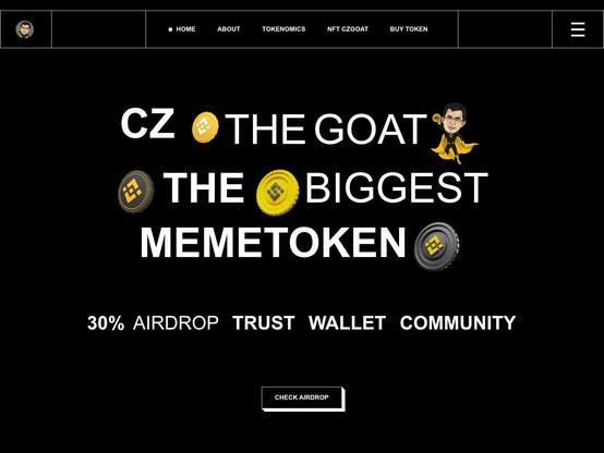 Screenshot of phishing site