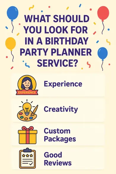 Birthday Party Planning Service 