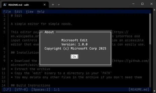 microsoft edit