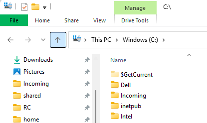 explorer.exe, when used from "Windows tools"