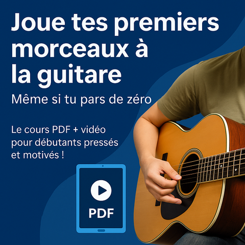Joue tes premiers
morceaux a a
la guitare
Méme situ parsde zéro df
Le cours PDF + vidéo \_ JU
pour débutants pressés | . | il
et motivés ! a [A ageEE
Sites
i py
