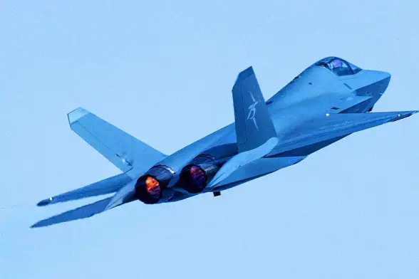 Image representative of China's J-35 stealth fighter, its development status and potential export to Pakistan.