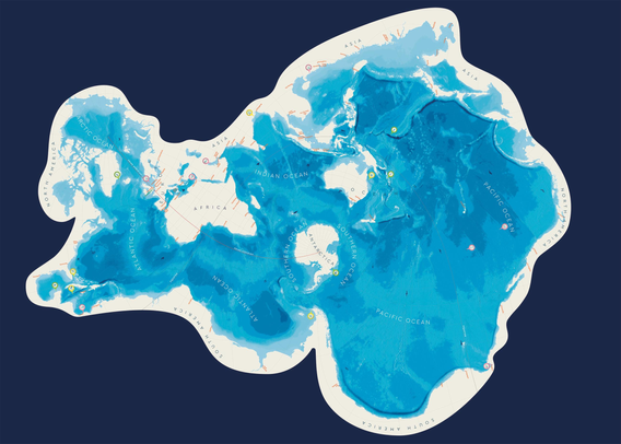 ocean-centric map of the world from the Royal Museum at Greenwich https://www.rmg.co.uk/stories/ocean/turning-our-view-world-inside-out-introducing-new-ocean-map