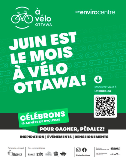 Affiche du Mois à vélo Ottawa 