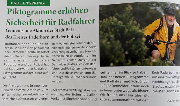 Artikel: Piktogramme erhöhen Sicherheit für Radfahrer
