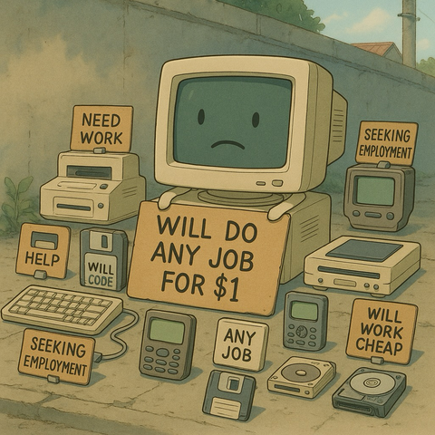 Legacy computer tech beging to do any job.