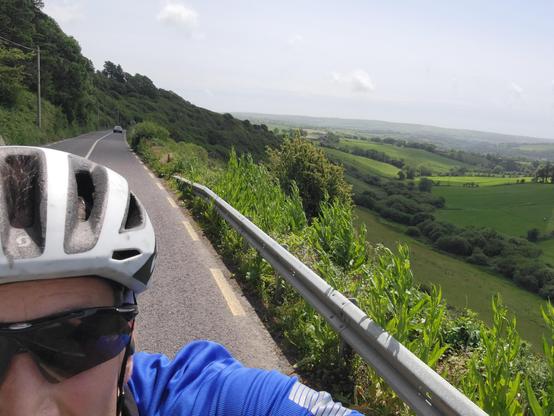 Took a selfie on the way up the hill from Timoleague